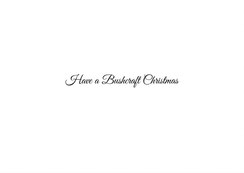 Pack of 10 Bushcraft Christmas Cards (standard envelopes) (non US or CA)