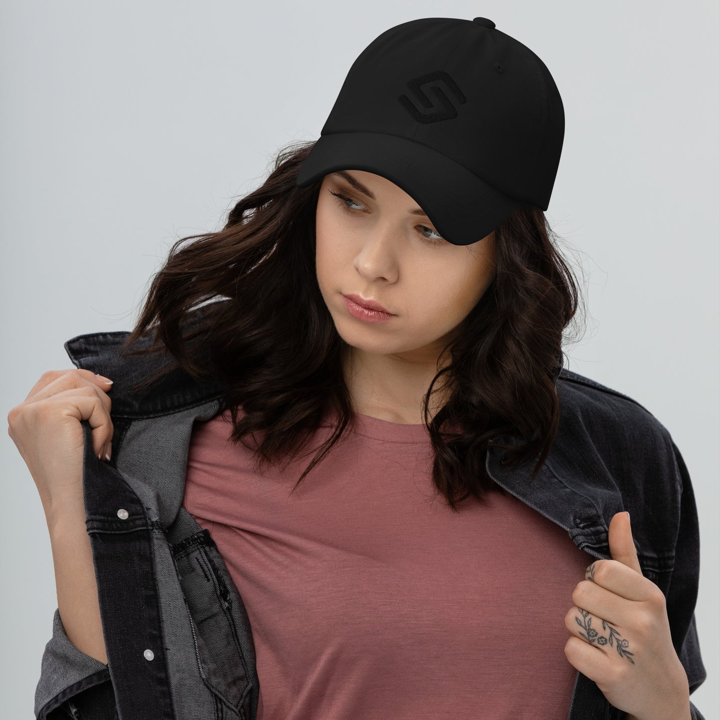 Stealth Black Baseball Cap