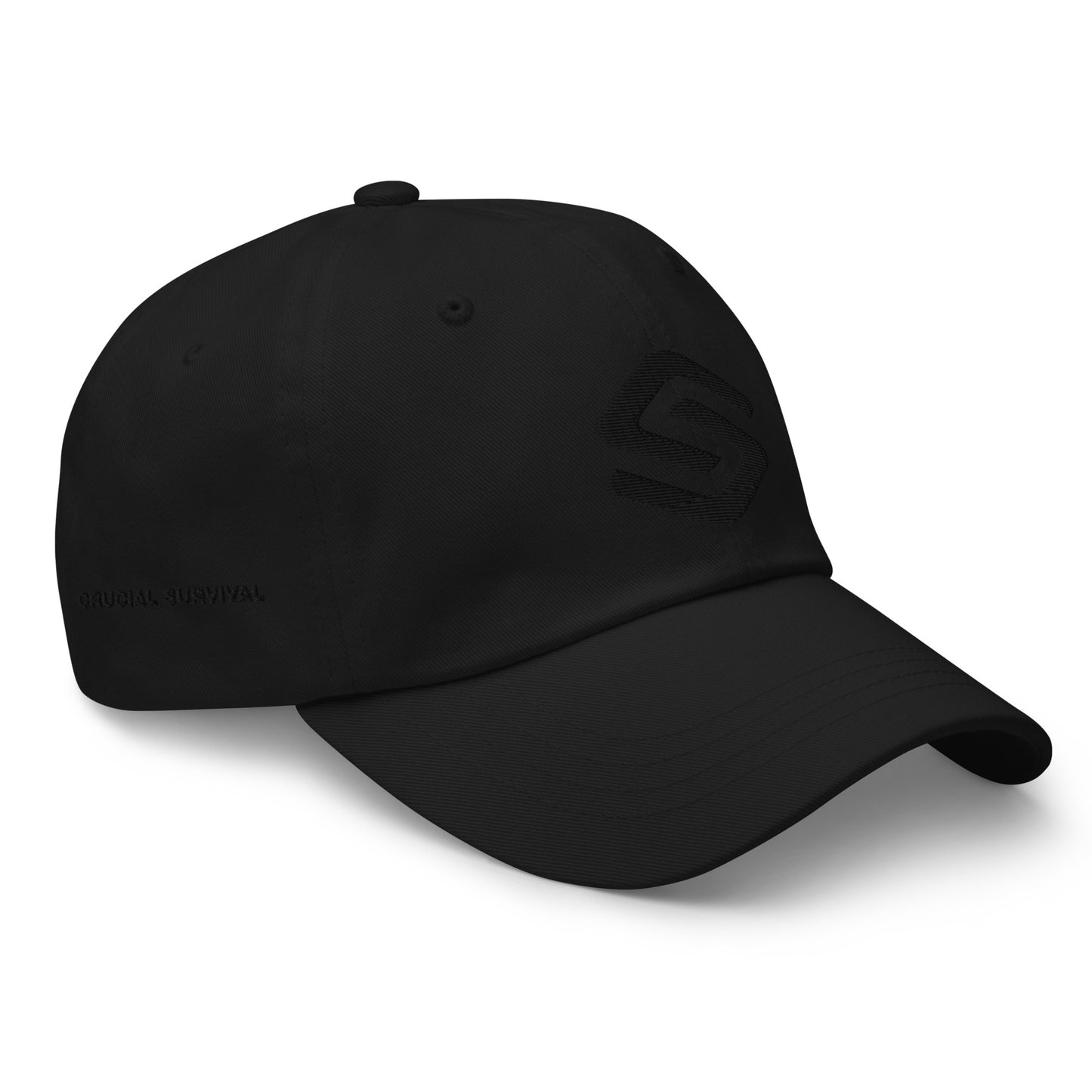 Stealth Black Baseball Cap